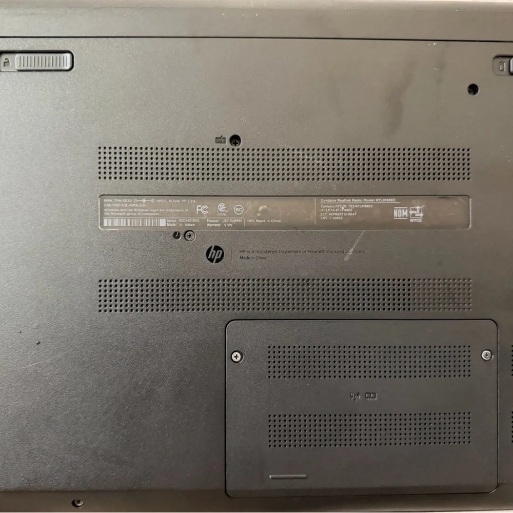 HP Laptop with Black Keyboard